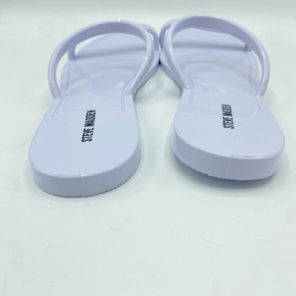 Steve Madden Pike Sandals Size 11 Pastel Purple Lavender Jelly Slide Y2K Kidcore - Picture 7 of 8